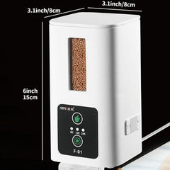 XINMA F-01 400ml Fish Tank Automatic Feeding Device Intelligent Timing High-capacity Fish Feeder