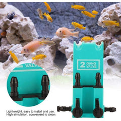 Air Flow Control Valve Splitter Green 2/3/4/5 Head