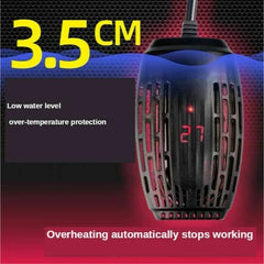 Digital Aquarium Heater Mini Automatic Temperature Controller Thermostat Submersible Water Heating Rod