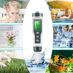 3 in 1 TDS Temp pH Tester 0.01 High Precision Water Quality Tester Digital pH Meter for Aquarium