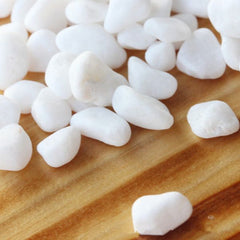 B&K Natural White Stone Fish Tank Landscape Bottom Aquarium (1Kg)