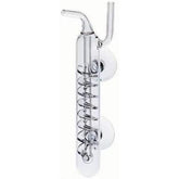 CO2 Diffuser, Bubble Count, Spiral, Crystal Diffuser, Aquarium, Aquatic Plants, Additive, High Transparency, Glass with Suction Cup