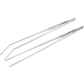 Aquarium Tweezers 48 cm Stainless Steel – Straight / Curved Aquascaping Tool for Aquarium Plants