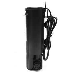 Aquarium Turtle Filter, Quiet Flow Water Clean Pump Bio Filtration for Reptiles Tank Low Level Waterfall Filter for Small Fish Tank Turtle Tank Shrimp Tank Amphibian Frog Crab