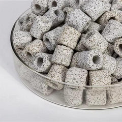 Bio Porous Ceramic Gray Ring Filter Media Bacteria House 500g