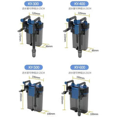 Super Quiet External Hang on Power Depth Filtration Filter (4 Models)
