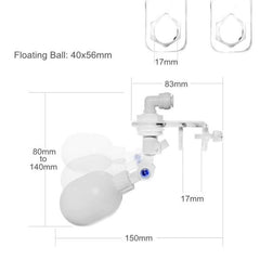 Aquarium Fish Tank Auto Refill Floating Ball Valve Water Controller