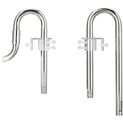 Stainless Steel Lily Pipe 13 / 17mm Inflow and Outflow with Skimmer