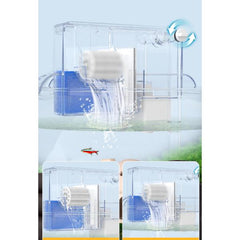 Jeneca Aquarium Top Hanging Filter for Round Glass Bowls YL Series (4 Models)