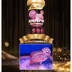 Cz Kamfa Flowerhorn Fish Food 3 in 1 Red Base Formula 100g