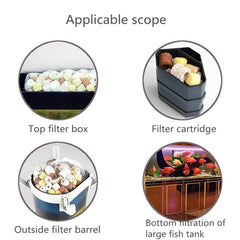 10 in 1 Aquarium Biochemical Filter Media - 500 GMS