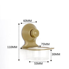 Reptile Feeder Pet Feeder Fixed Suspension with Dish Rack And Suction Cup Accessories