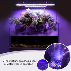 Hygger LED Light Fog Mist Maker, Funny Decoration for Waterscape Tank Fountain Pond Water Feature Mini Fogger
