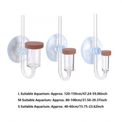 Aquapro Acrylic Nano Diffuser with bubble counter 3 Sizes