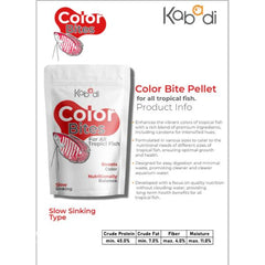 Kabadi Color Bites Nutritionally Balance for All Tropical Fish 25gm