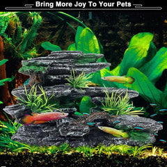 Aquarium Landscaping Rockery Mountain Décor