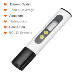 TDS Meter 2 Digital Water Quality Tester 0-999 ppm Measuring Range