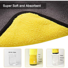 Cleaning Towel Microfiber Coral Velvet Cloth Double Sided High Density Towel