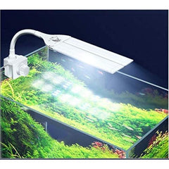 B&K Upgraded Foldable LED Aquarium 8W Clip-on Lamp Double head 27cm