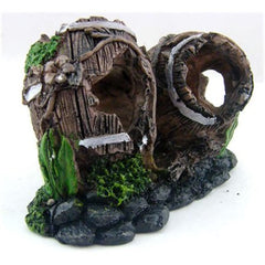 Aquarium Resin Bucket Decoration 13.5 x 5.8 x 10CM