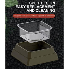 Reptile Feeding and Watering Bowl Single Double (3 Sizes)