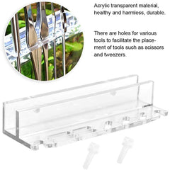 Acrylic Tools Holder 14.2x5.2x2.6CM