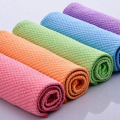 Aquarium Strong Dust Removal Double Sided Dual Use Microfiber Cleaning Cloth