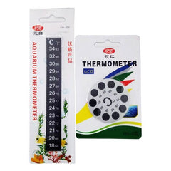 Aquarium Thermometer Strip, 64℉ to 93℉ & 18℃ to 34℃ Adhesive Sticking