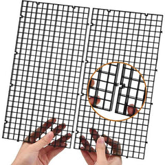 Aquarium Fish Tank Divider Plastic Grid Divider Sucker Filter Bottom Isolation Board for Mixed Breeding Fish