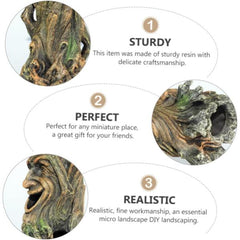 Smiley Tree Man Aquarium Decoration for Fish Hiding