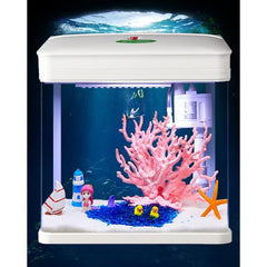 Desktop Ecological Tank Glass Self-Circulating Fish Tank