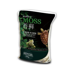 Natural Reptile Terrarium Moss, Substrate Turtle Tank Terrarium Moss - Green, 250G / 500G/ 1000G