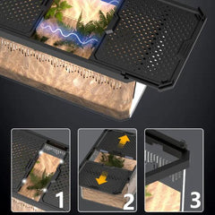 Nomoypet Magnetic Middle Sliding LID Feeding Box