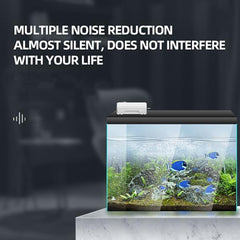 Aquarium Adjustable Air Pump 3.5W 2 Outlets Oxygen Pump