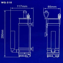BOYU Protein Skimmer WG-308 (6W) and WG-310 (8W)