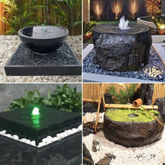 B&K Decorative Ornamental River Black Natural Stone 1Kg