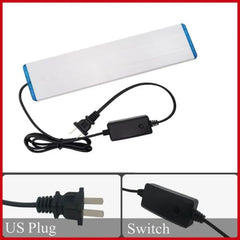 3 Modes Fish Tank Light 4 Row LED Beads Blue White Red Green Clip on Lamp 6Types