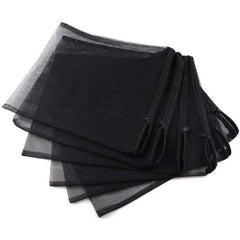 Filter Net Bag Aquarium Zipper Mesh Black