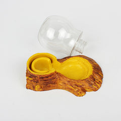 Reptile Water Dish Automatic Water Feeder Dispenser for Snake Tortoise Crickets Crabs Turtle Gecko Pet Yard Lizard Frog Feeding Water Bowl