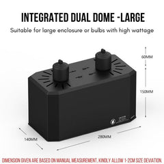 Nomoypet Integral Dual Lampshade Large