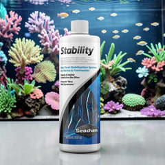 Seachem Stability Aquarium Water Conditioner 500ml FREE – with FREE Short Glass Thermometer