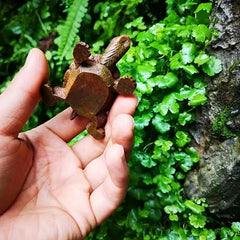 Miniature Outdoor Turtle Fountain Decorations Pond Fish Tank