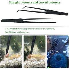 Aquapro Aquarium Straight and Curved Tweezers