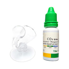 Aquatic Aquarium CO2 Glass Drop Checker PH Long Term Monitor Fish Bow Test White