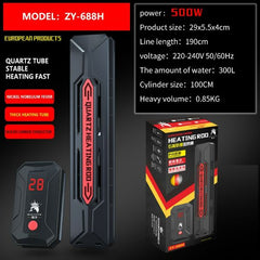 Upgraded Heater with HD LED Temperature Display - 300W/500W/1000W/1200W