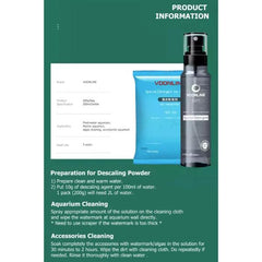 Descaling Agent Powder 200g Solution 200ml Remove Stains Watermark Scale Aquarium