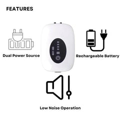 SOBO SB-228 Rechargeable Air Pump (4800mAh, AC/DC)