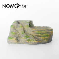 Nomoypet Reptile Hide, Platform, Planting and Water Flowing Landscape in one