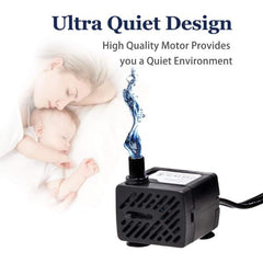 4W Submersible Pump 300L / H Fit for Saltwater and Freshwater