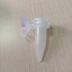 Mini Shrimp Hatchery Feeder Tube with Suction Cup 6cm - 4 pcs